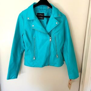 LEVI’s Turquoise Faux Leather Jacket